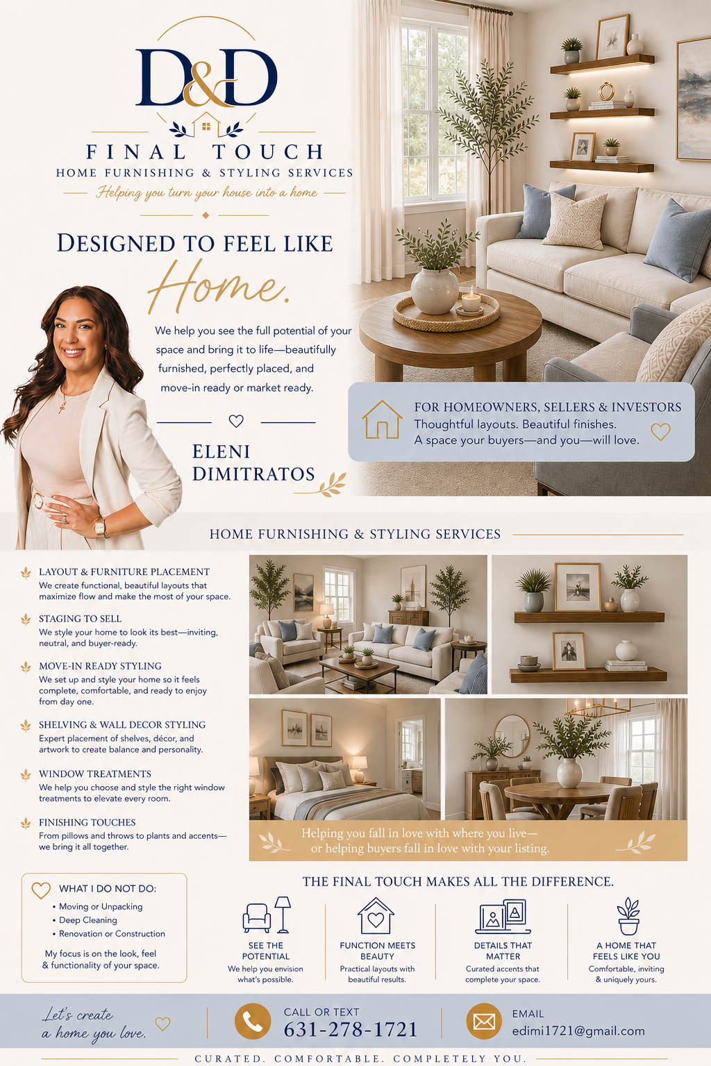 D&D home furnishing and styling services